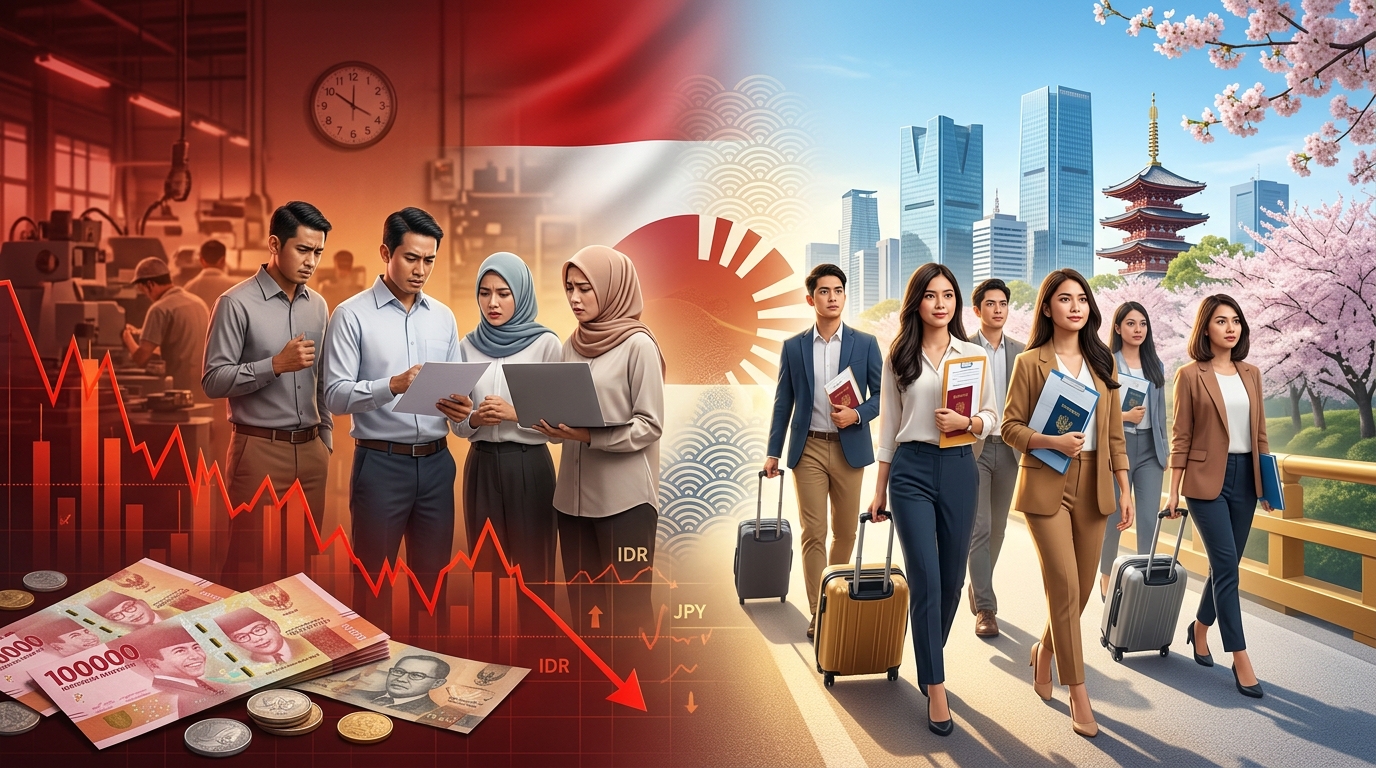 [19 Mei 2026] Rekor depresiasi rupiah, PHK massal, dan rencana pengiriman 500.000 orang ke luar negeri — Tiga sinyal bagi perusahaan Jepang dari berita terbaru Indonesia